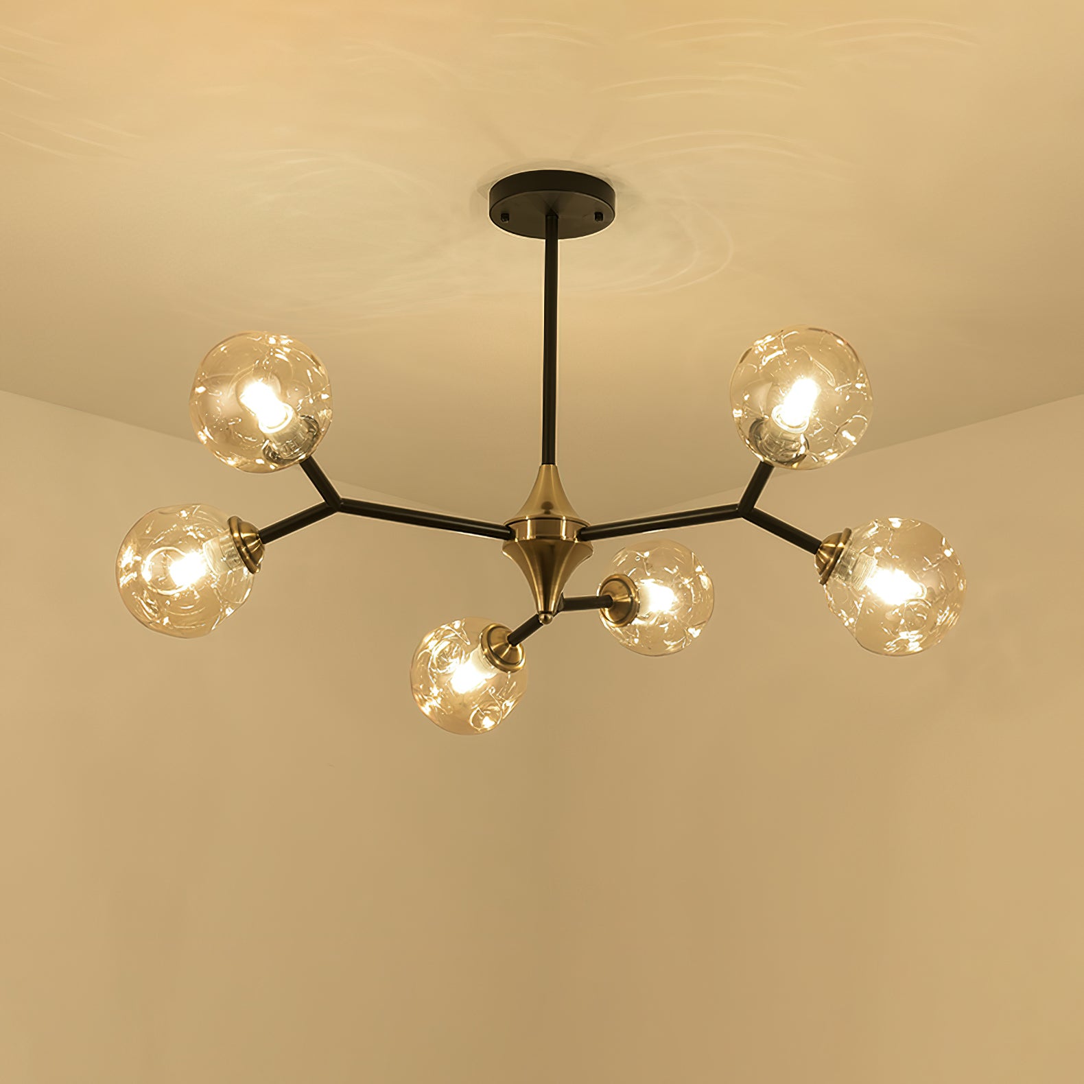 Multi-Eye Magic Ball Chandelier - Modern Crystal Ceiling Light Fixture for Living Room, Bedroom & Dining Room Decor