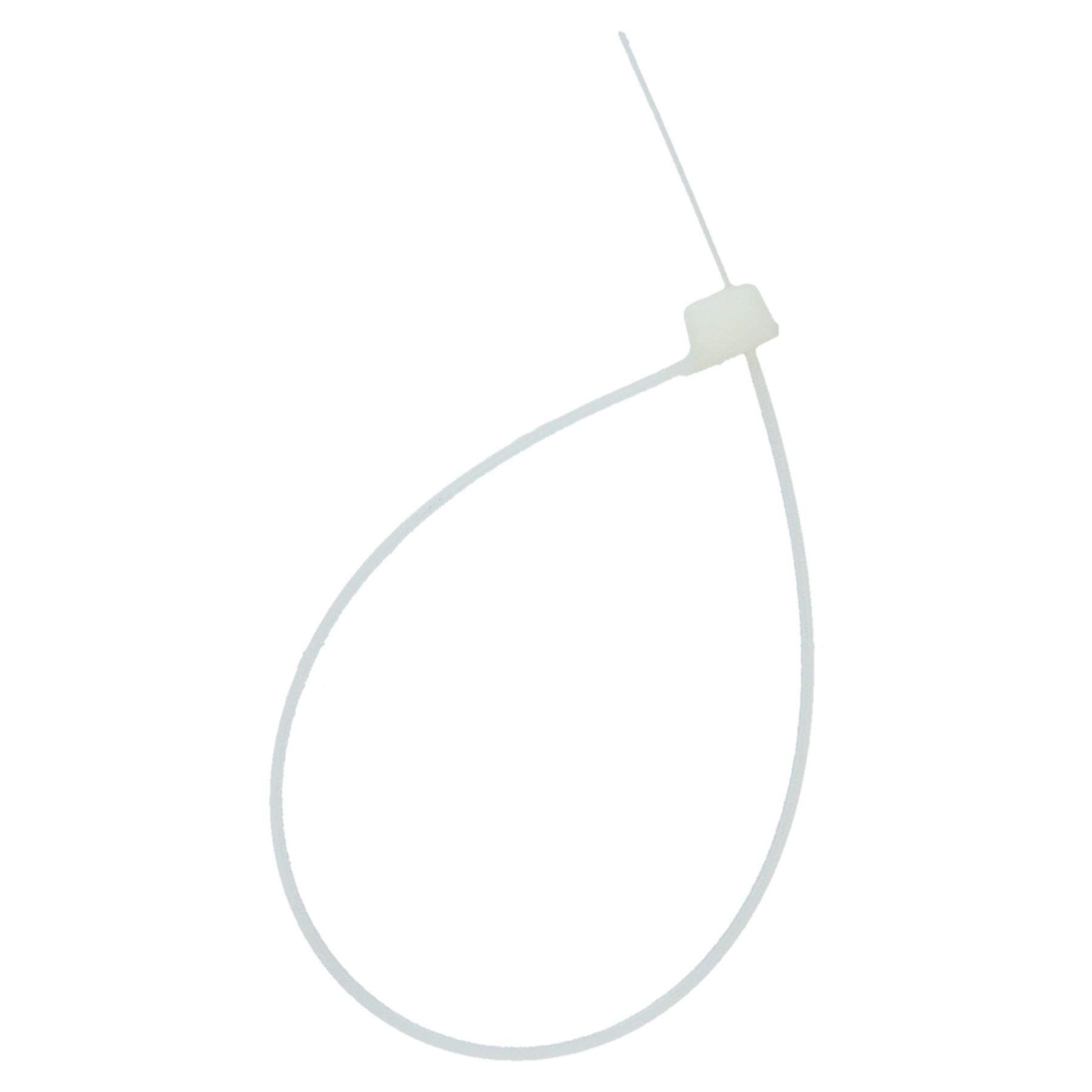 AB Tools 75-Piece White Cable Ties (200mm x 4.5mm) - Heavy Duty Zip Ties for Wire Management, Organizing Cables, and Securing Bundles - Ideal for Home, Office, and DIY Projects