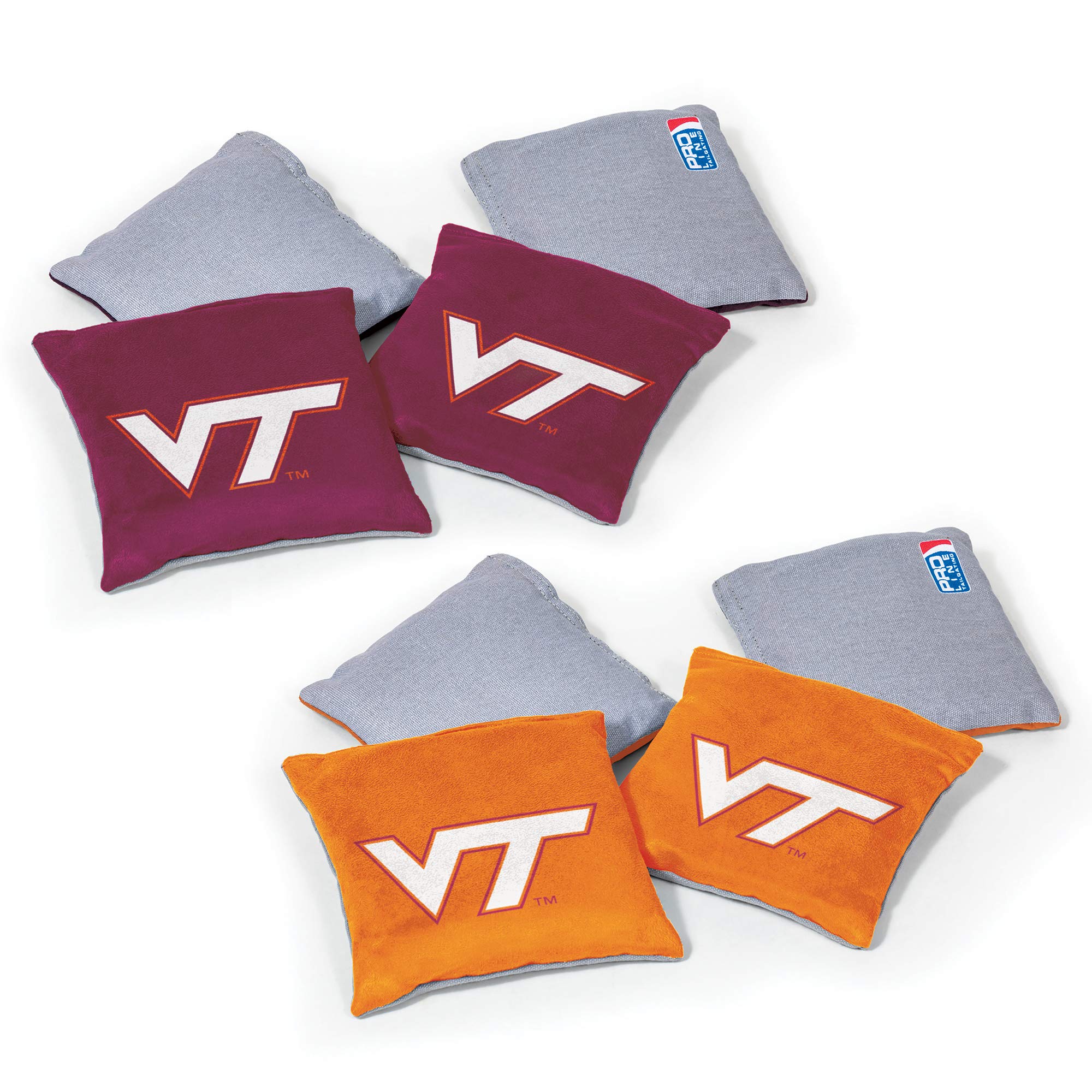 NCAA Unisex 8-Pack Dual-Sided Bean Bags - Perfect for Game Day, Tailgating & Home Decor