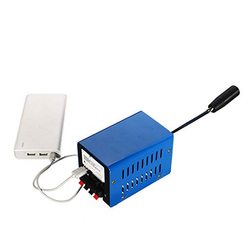 Emergency Hand Crank Dynamo USB Charger - High Power Portable Generator for Outdoor Camping, Survival Gear, Power Bank - Perfect for Hiking, Blackouts & Emergency Preparedness
