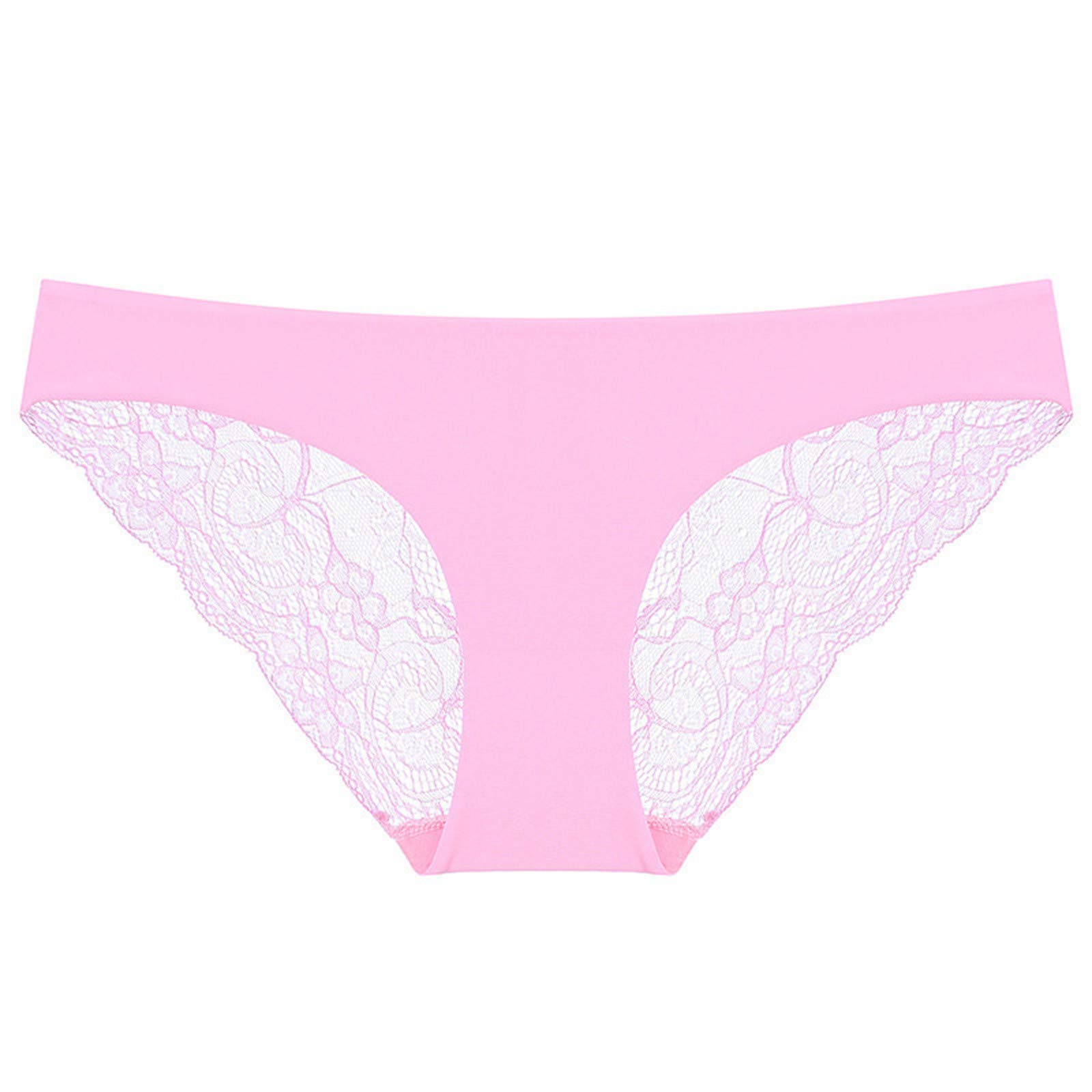 Low-Rise 1PC Lace Transparent Underpants for Women - Breathable & Comfortable Plus Size Panties - Sexy Lingerie for Everyday Wear & Special Occasions