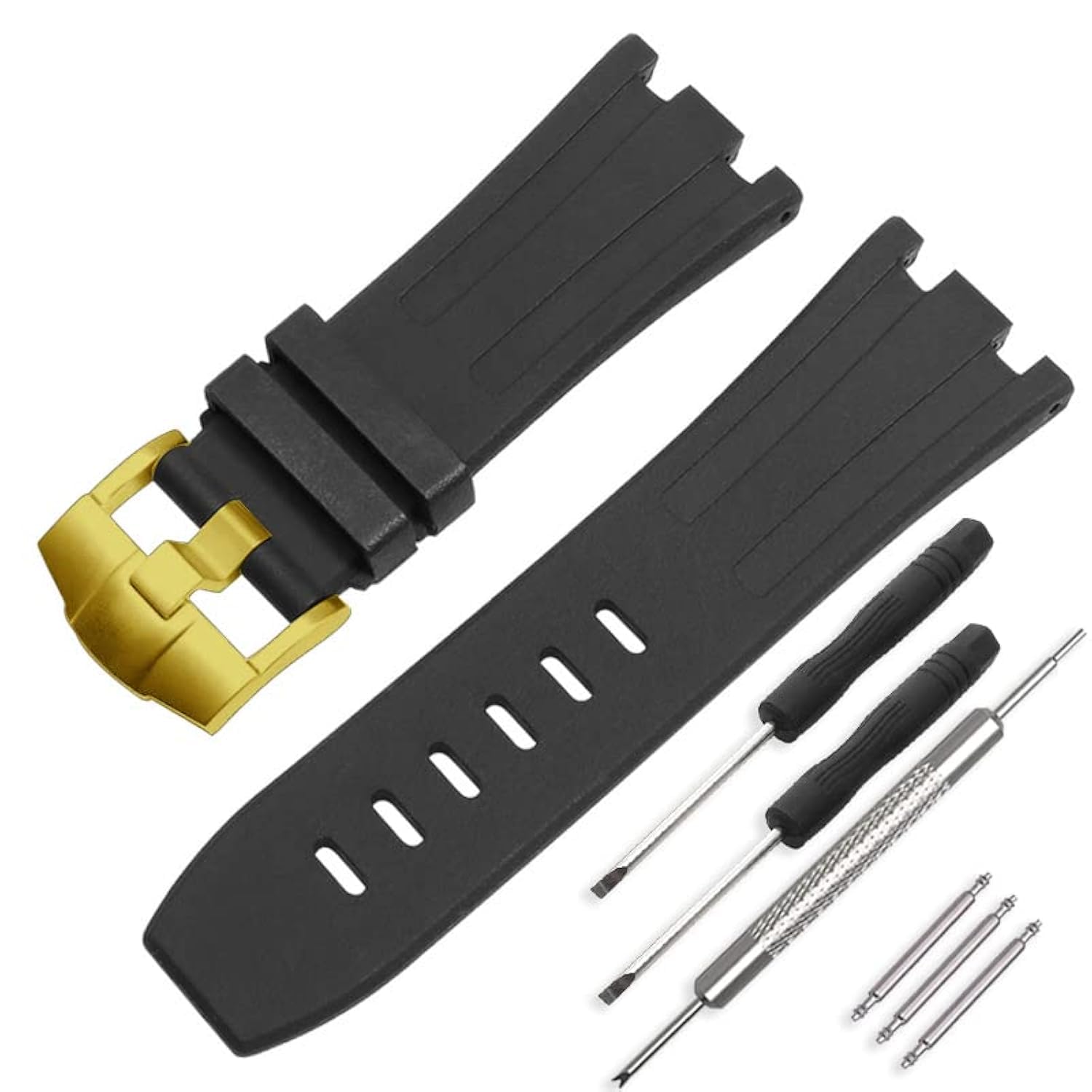 28mm Rubber Watch Band for AP Royal Oak Offshore - Durable Outdoor Sports Strap for Men