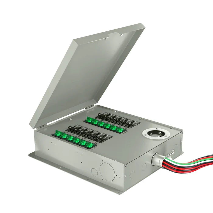 Natures Generator 12 Circuit 120/240V 50A Manual Power Transfer Switch for Home Backup Power & Emergency Use