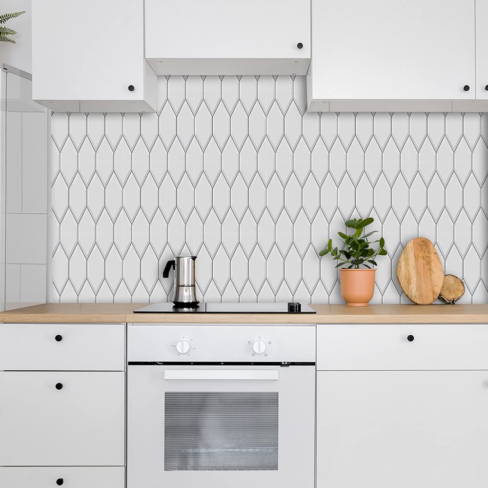 Waterproof Tile Stickers 10pcs - DIY Kitchen & Bathroom Renovation for Home Improvement