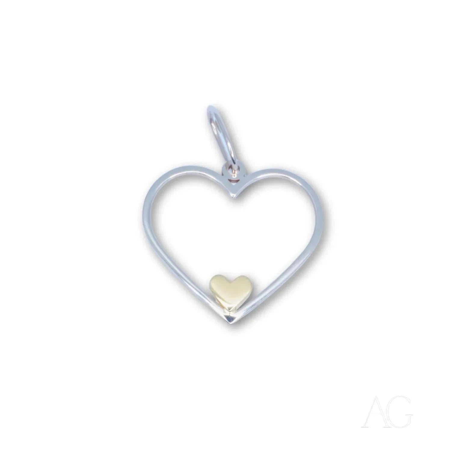 Eternal Love Heart Pendant Necklace - Sterling Silver Romantic Jewelry Gift for Her, Perfect for Anniversaries, Valentine's Day & Special Occasions