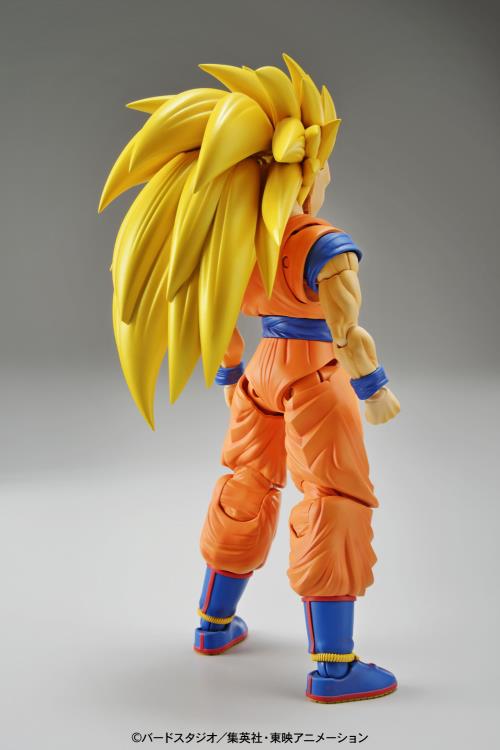 Figure-rise Standard Dragon Ball Z Super Saiyan 3 Goku Plastic Model Kit - Buildable Action Figure for Anime Collectors & DBZ Fans | Perfect for Display, Cosplay & Gift Giving