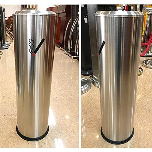 Tall Outdoor Standing Ashtray - Heavy Duty Metal Cigarette & Cigar Ash Tray Container for Patio, Garden, Smoking Areas - Perfect for Commercial Use, Restaurants, Bars and Home Decoration