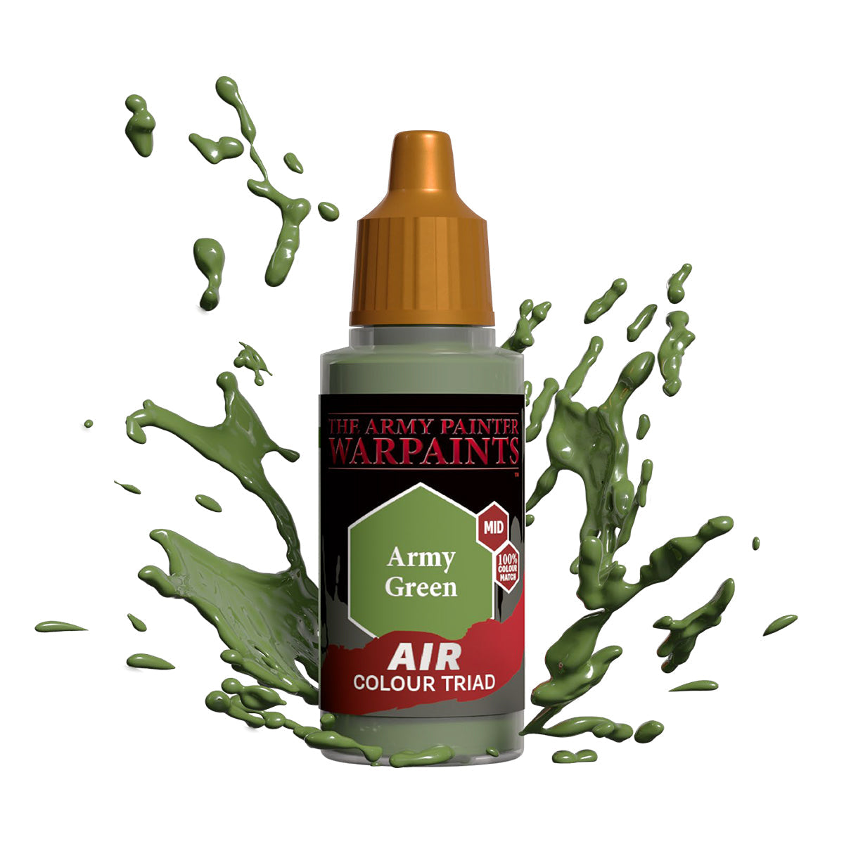 Warpaints Air: Premium Army Green Face Paint for Outdoor Activities, Hunting, and Military Training | Long-Lasting & Waterproof Camouflage Makeup