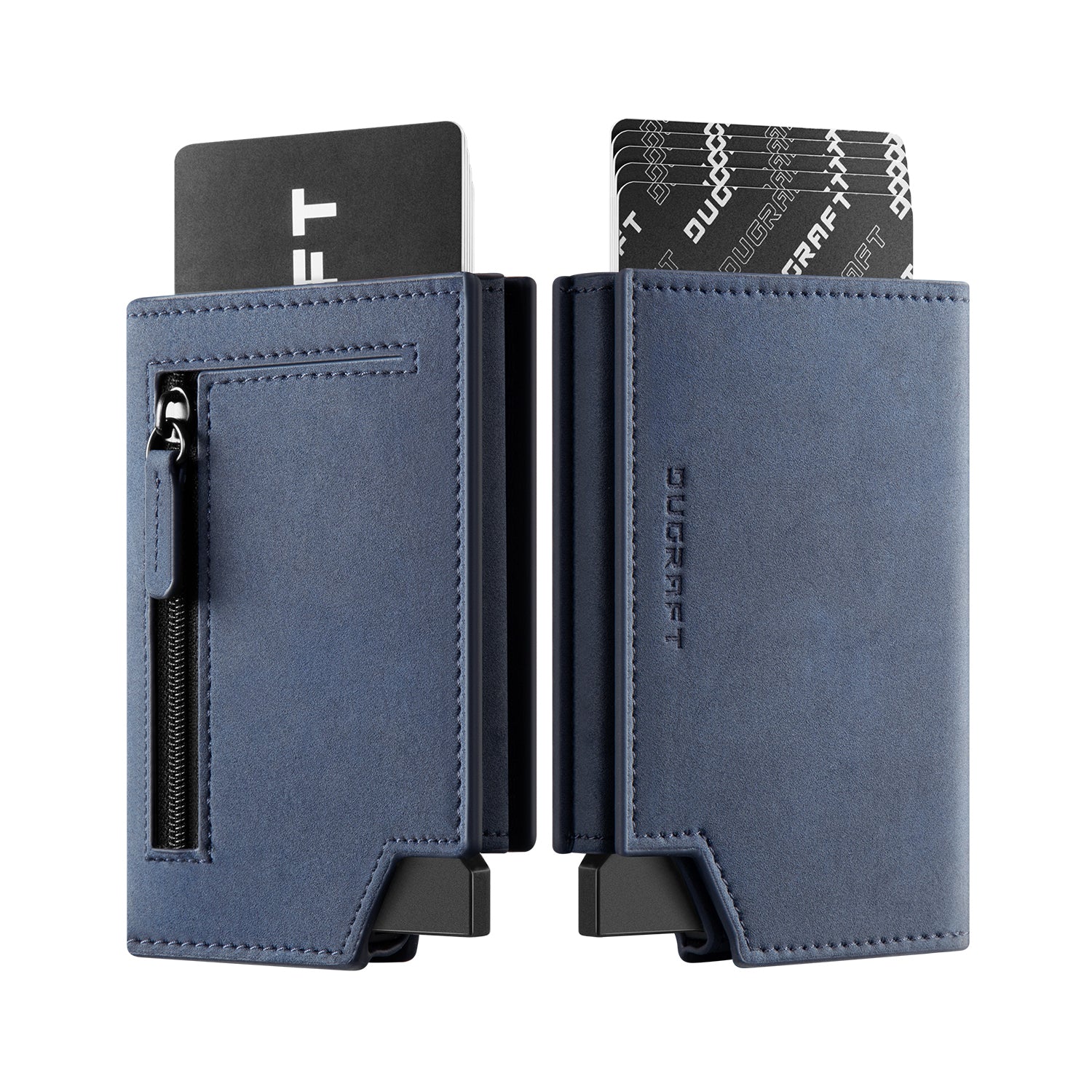 DC302 Patented Slider Mechanism Bifold Wallet - RFID Blocking, Magnetic Closure & Banknote Pocket - Slim Minimalist Wallet for Men - Perfect for Travel, Business & Everyday Carry
