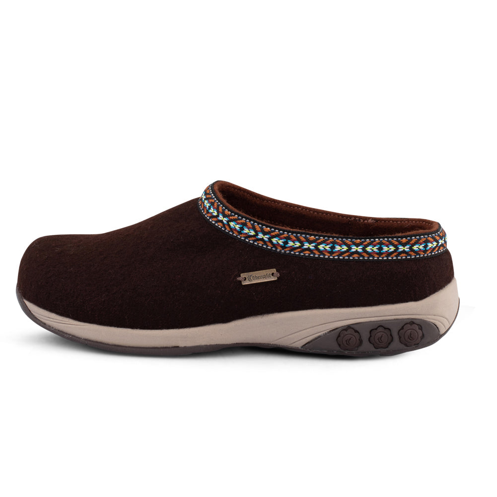 Heather Women's Wool Clog Slippers - Cozy Indoor/Outdoor House Shoes for Winter Comfort & Warmth - Perfect for Home, Office & Relaxation