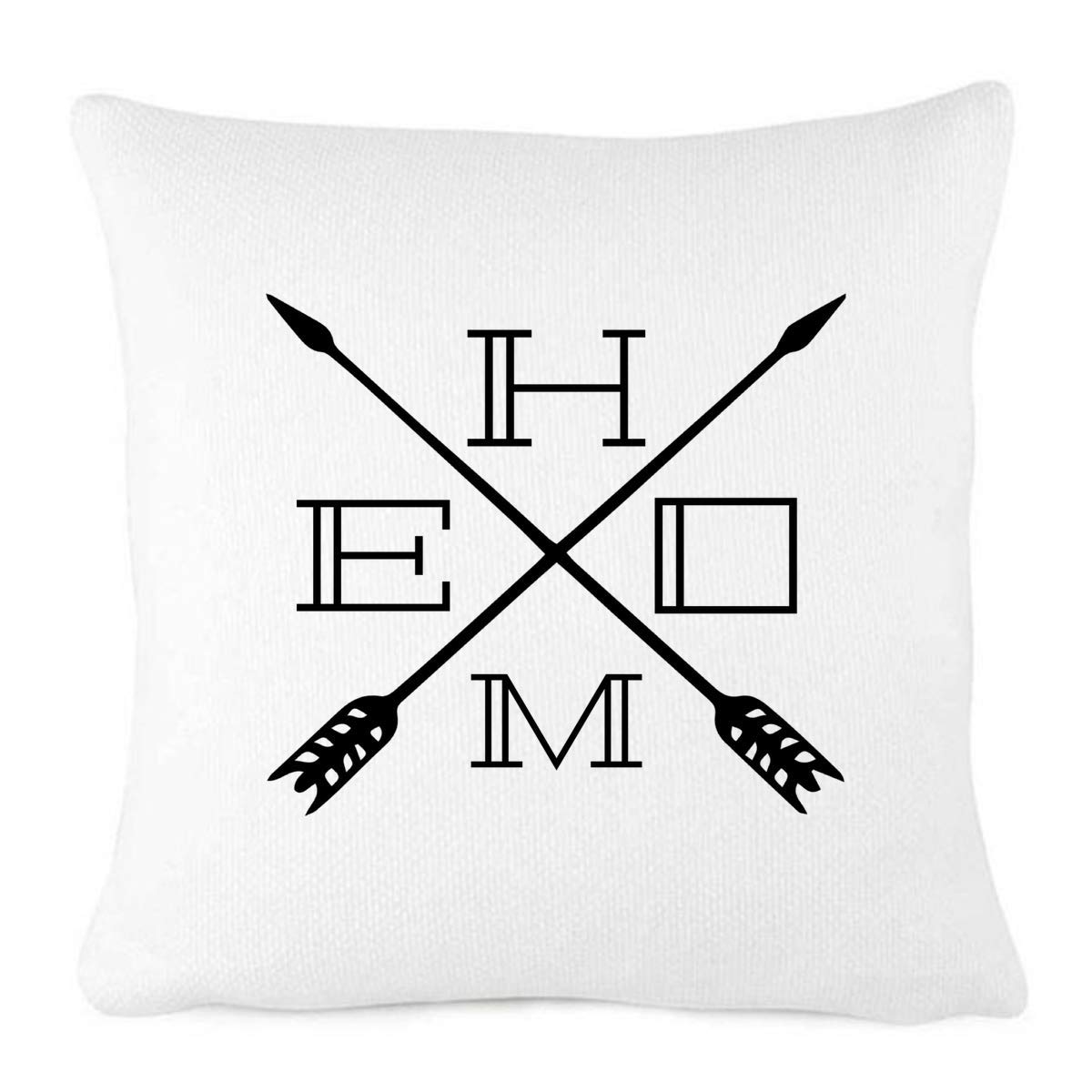 Farmhouse Decor Throw Pillow Cover - Vintage Arrow Design for Living Room, Bedroom & Porch - Cozy Home Décor Accent for Sofa, Couch or Chair