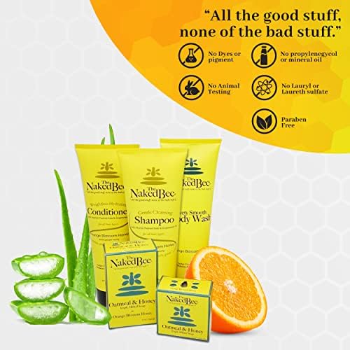 Naked Bee Moisturizing Body Wash for Dry & Sensitive Skin - Soft & Smooth Skin Care for Shower & Bath