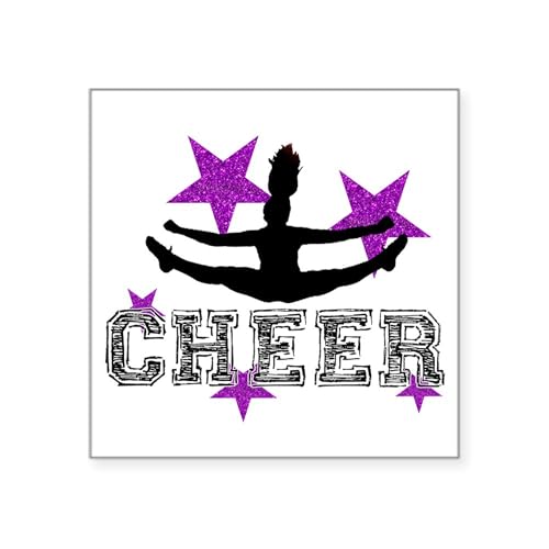 White - Cheerleader Sticker