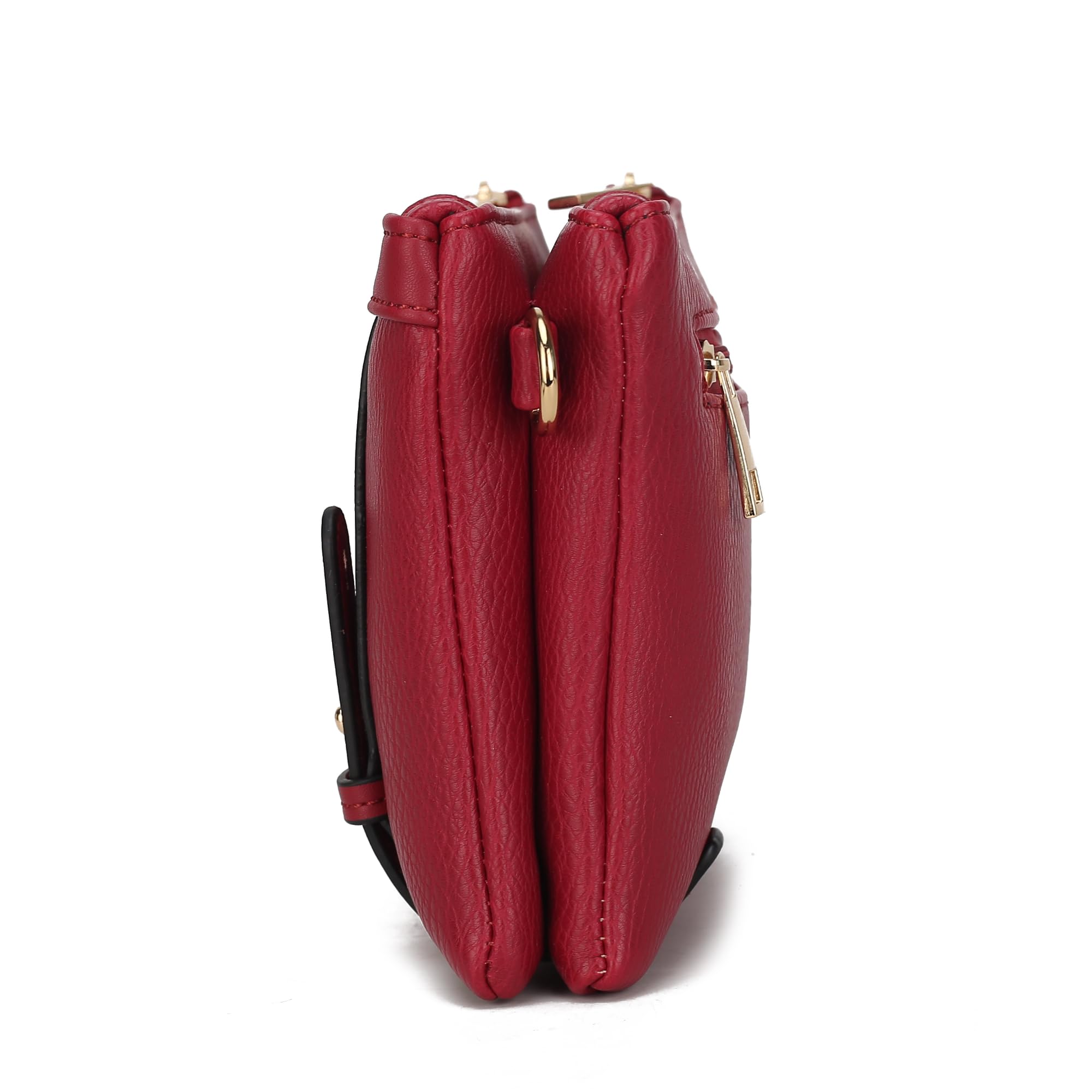 MKF Women's Crossbody Bag - PU Leather Shoulder Purse for Daily Use