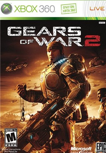 Used Gears of War 2 Xbox 360 Video Game - Action Shooter for Xbox 360 Console | Perfect for Multiplayer Gaming & Collectors