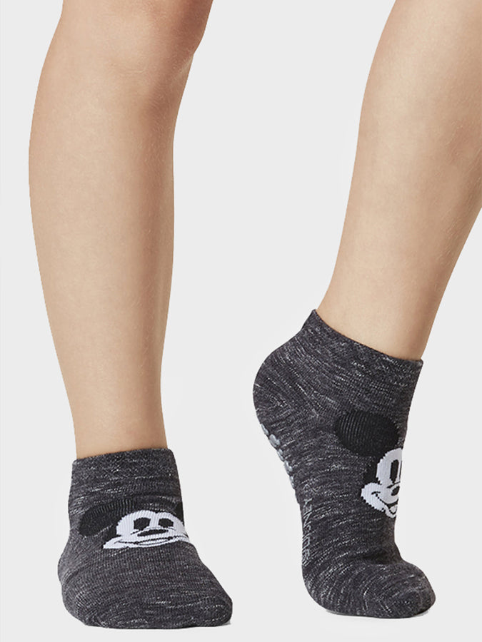Disney Mickey Mouse Kids Non-Slip Grip Socks 2-Pack - Cute & Comfortable Toddler Socks for Playtime, School & Home Activities
