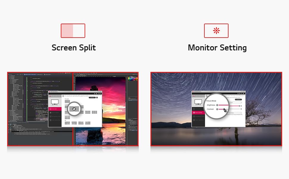 LG 32UR500K-B 32-inch 4K UHD Monitor (3840x2160) with HDR10, Built-in Dual Speakers, OnScreen Control - Borderless Design for Home Office, Gaming & Graphic Design | HDMI x2, DisplayPort, Flicker Safe Technology