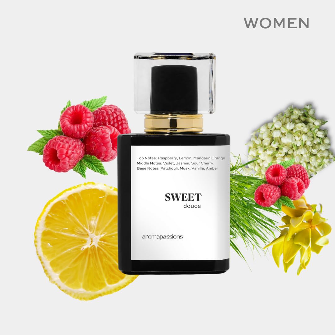 SWEET Inspired by BRBRY HER | Women's Pheromone Perfume | Long-Lasting Extrait De Parfum Dupe | Essential Oil Cologne Fragrance (30ml/1 Fl Oz) | Romantic Date & Evening Wear Scent