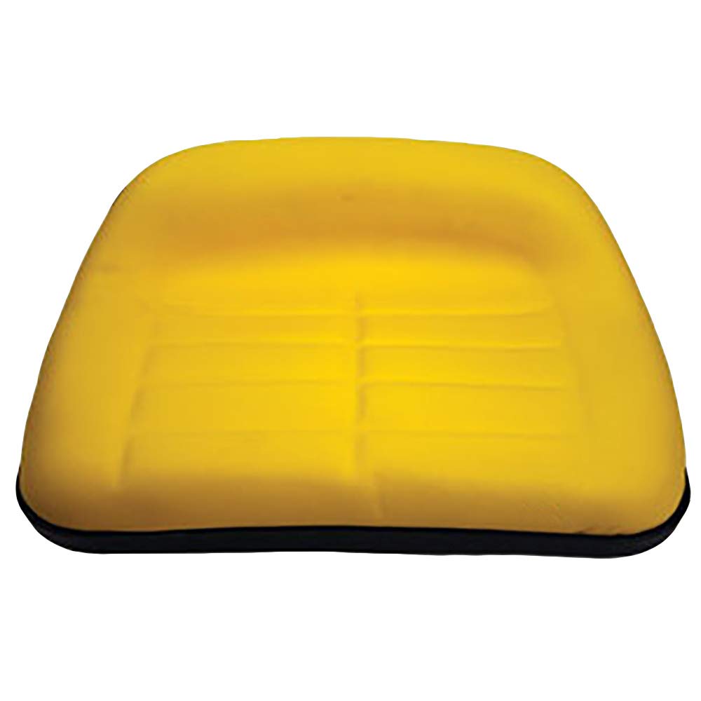RAParts TY15862 Universal Yellow Low Back Seat Replacement for John Deere 185 180 175 170 165 160 130 116H Tractors - Durable Comfort for Farming, Landscaping & Outdoor Work