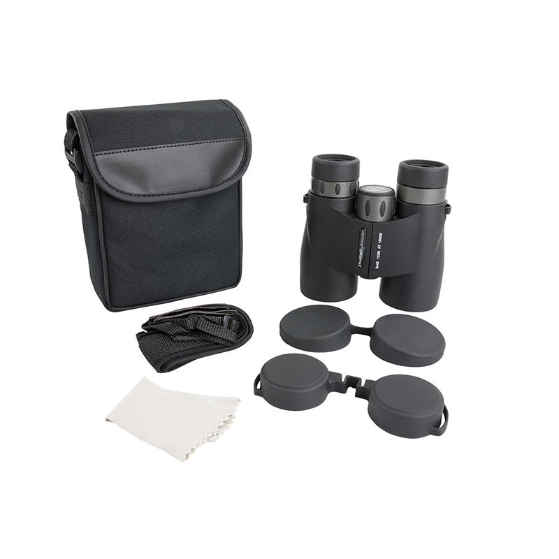 Zhumell 8x42 Short Barrel Waterproof Binoculars - Compact High Power Binoculars for Bird Watching, Hunting & Outdoor Adventures | ZHUA001