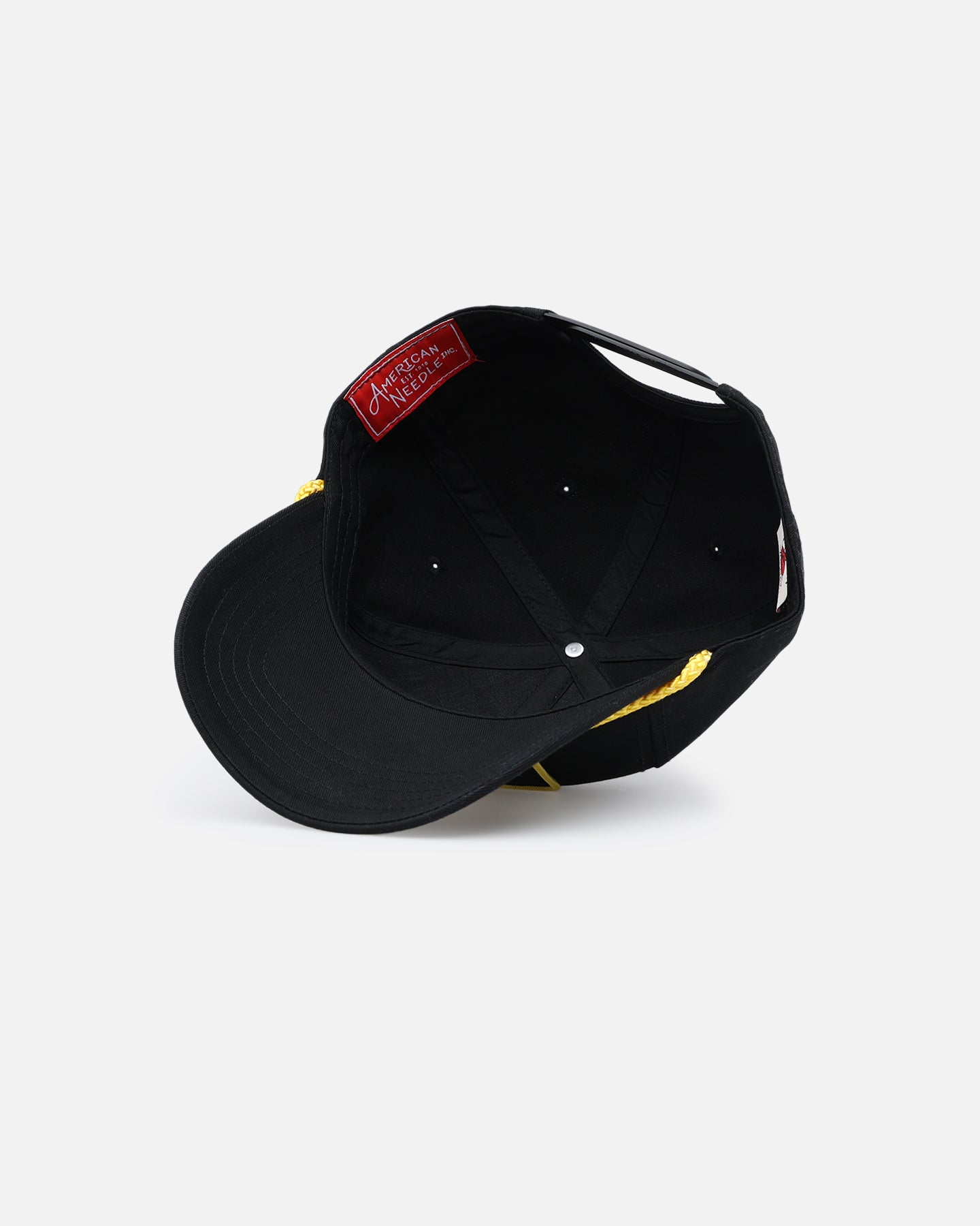 American Needle Roscoe Snapback Black Hat - Adjustable Baseball Cap for Men & Women - Perfect for Sports, Casual Wear & Street Fashion