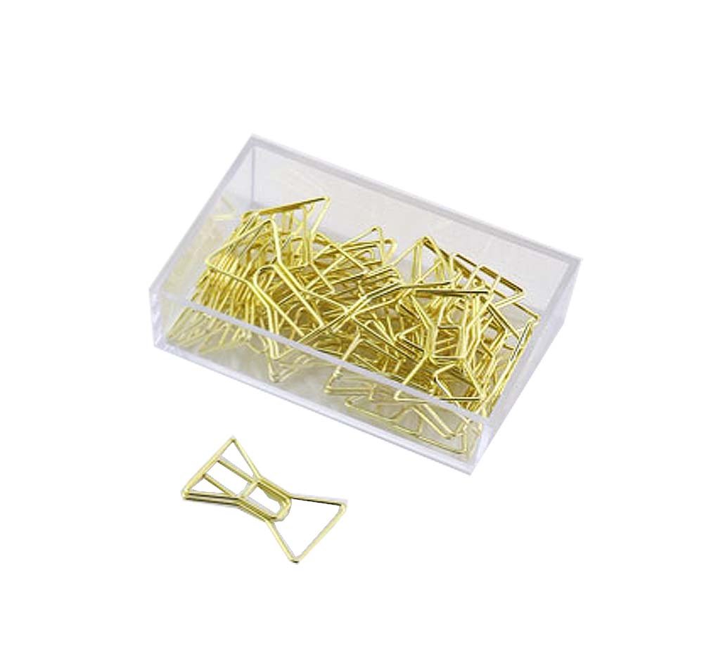 25 Pieces Bow-Knot Binder Clips - Colorful Decorative Paper Clips for Office, School, Home Organization - Perfect for Files, Documents, Notebooks & Gift Wrapping