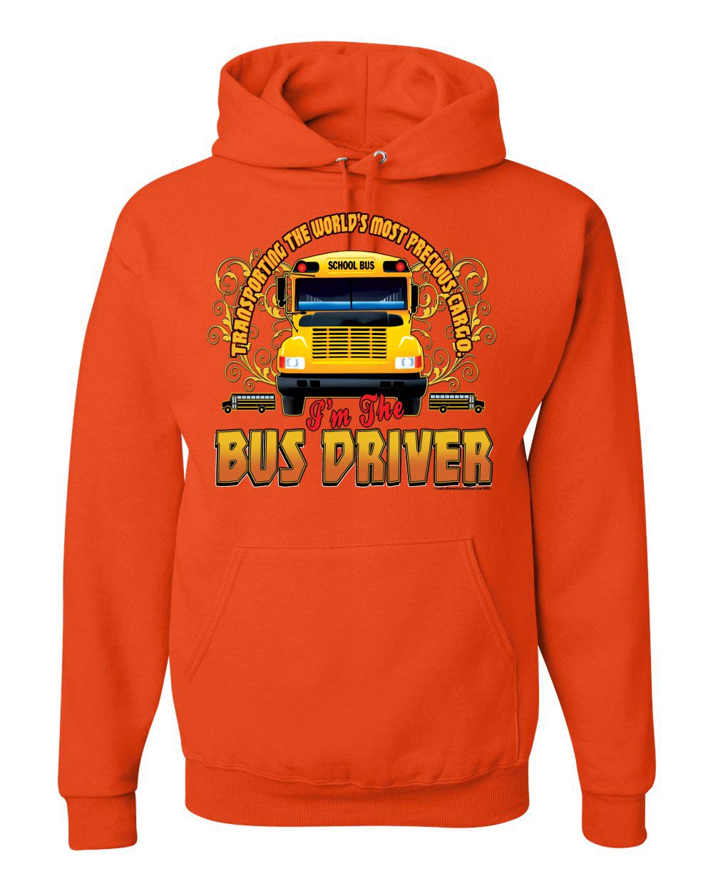 Unisex Graphic Hoodie Sweatshirt - Bus Driver Cars & Trucks Design | Perfect for Casual Wear, Gifts & Transportation Enthusiasts
