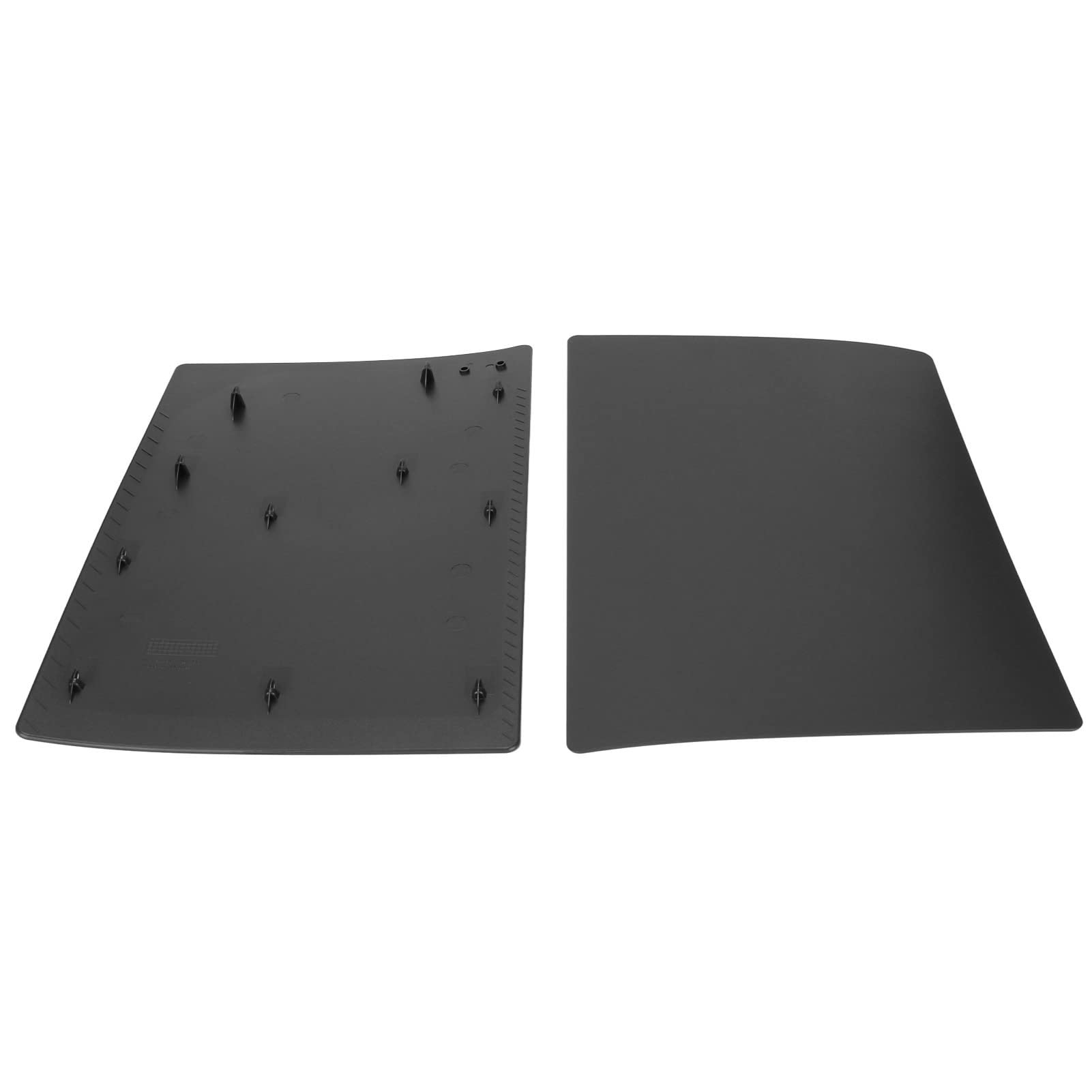 Uxsiya Black Scratch-Resistant PS5 Faceplate Replacement Panel - Compatible with PS5 Digital Edition & Standard Console - Durable Cover for Gaming & Home Entertainment Setup