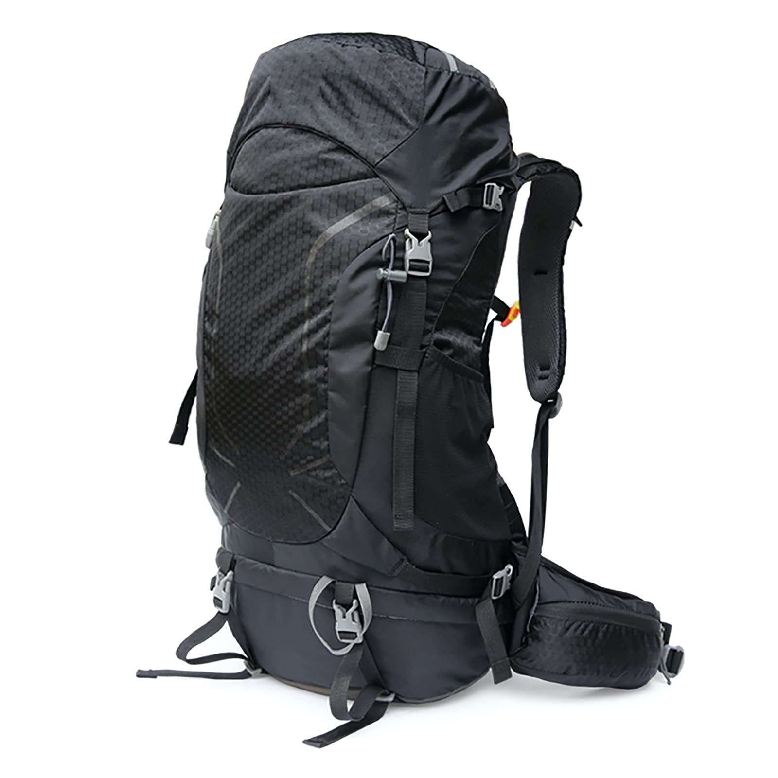 50L Lightweight Waterproof Hiking Backpack for Men & Women - Durable Travel Daypack for Climbing, Camping, Trekking & Outdoor Adventures - Perfect for Day Hikes, Weekend Trips & Travel Accessories (Black)