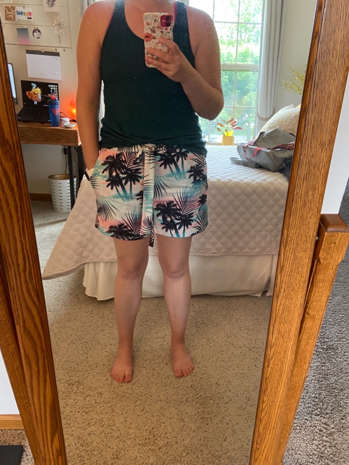 Chriselda Women's Floral Print Boho Shorts - Elastic Waist Belted Casual Summer Shorts with Pockets | Loose Fit Wide Leg for Beach, Vacation & Everyday Wear