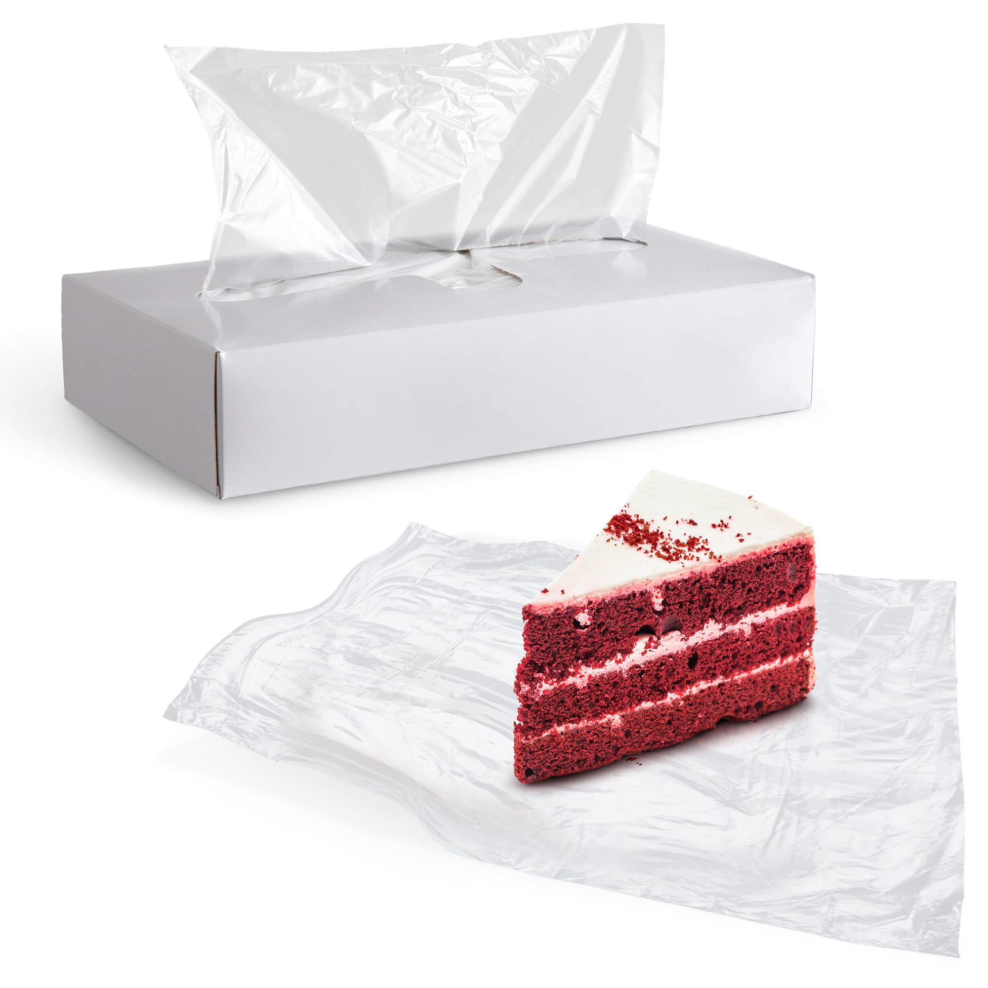 APQ Clear Deli Wraps 8x10.75 Inch - 1000 Count Precut Sandwich Wraps for Delis, Cafes & Food Service - BPA-Free Plastic Food Wrap for Freshness & Presentation