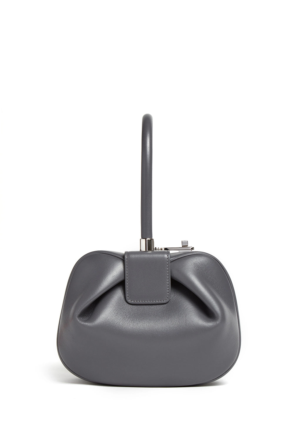 Premium Nina Bag in Charcoal Nappa Leather - Stylish Women's Handbag for Work, Travel & Everyday Use