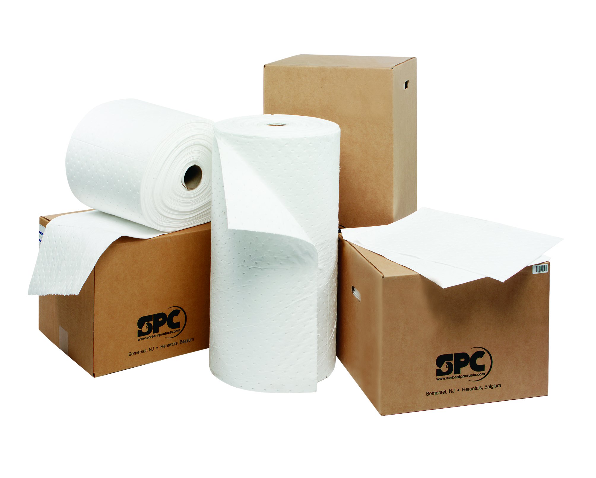 Brady SPC OP300 15x19 Inch Oil Absorbent Pads - Premium Medium Weight Spill Control with Low Linting Fiber Cover (100 Count) - Ideal for Industrial Workshops, Garages & Machine Maintenance