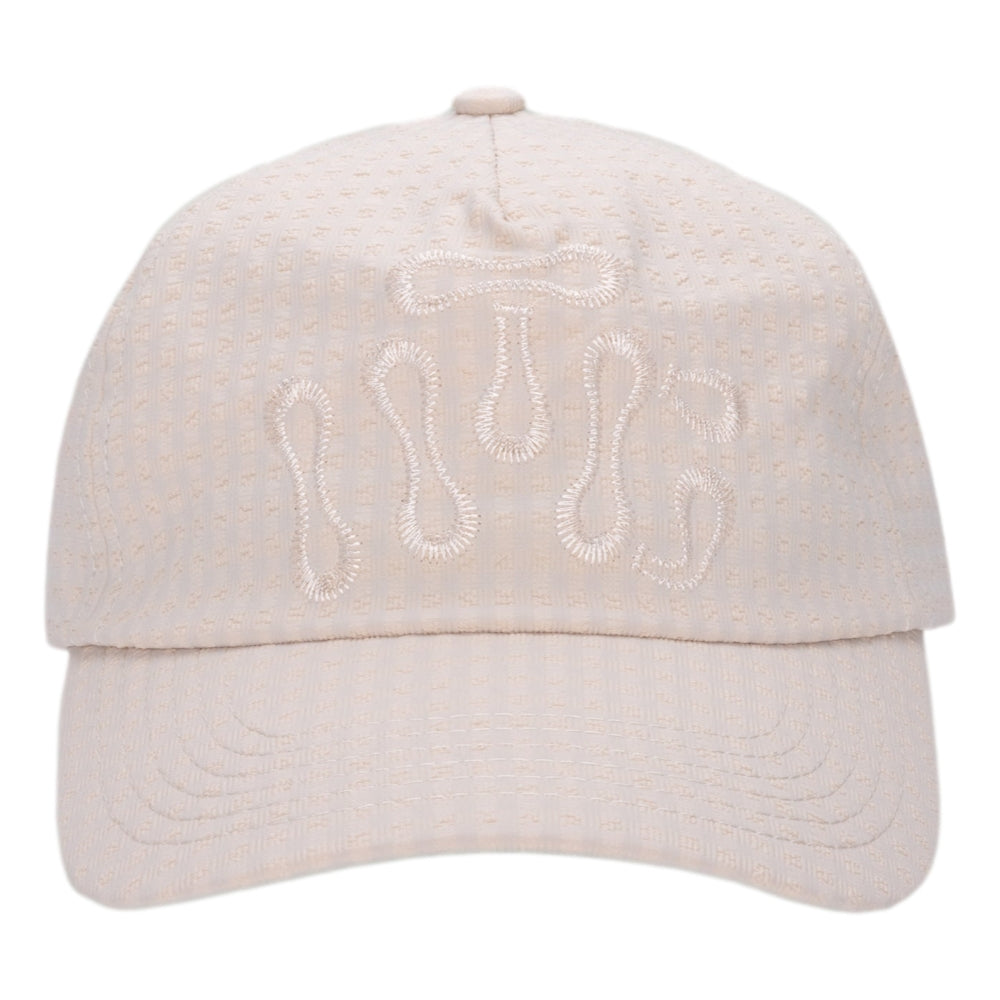 HONOR THE GIFT HTG Seersucker Cap Sand - Stylish Summer Hat for Men & Women - Perfect for Beach, Outdoor Activities and Fashion Accessories