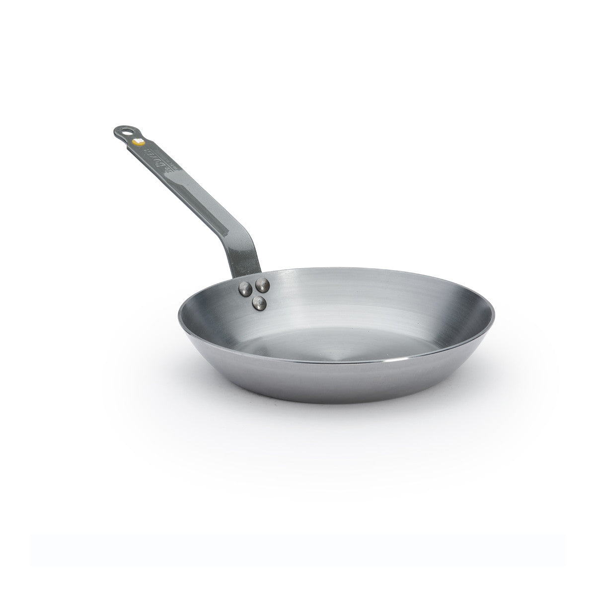 De Buyer Mineral B 10.25 Inch Round Fry Pan - Carbon Steel French Skillet for Searing, Frying & Cooking - Perfect for Steak, Eggs & Pancakes