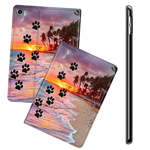 Dog Paw Print Beach