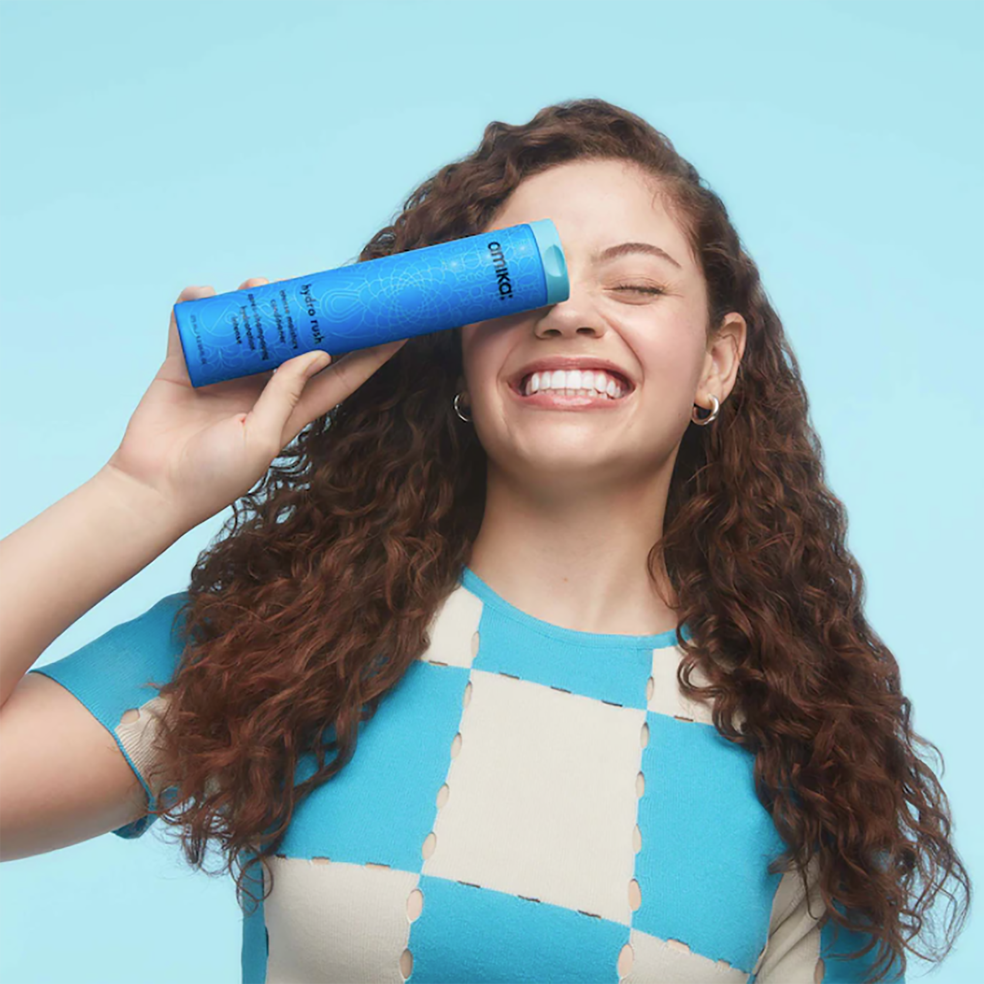 Amika Hydro Rush Intense Moisture Conditioner for Dry, Damaged Hair - Deep Hydrating Hair Treatment for Smooth, Shiny Locks - Perfect for Daily Use & Post-Color Care