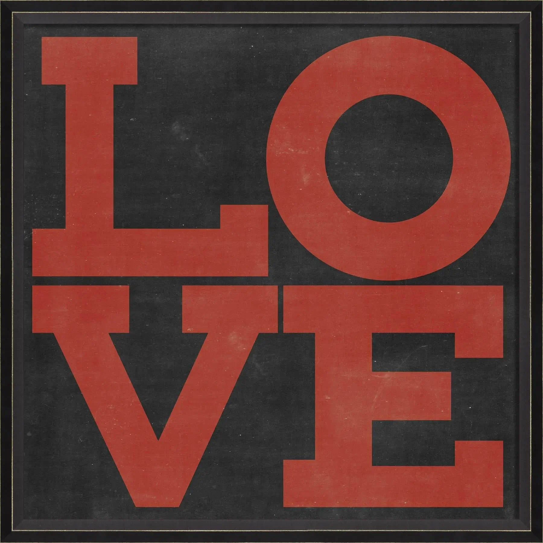 Love Art Print - Romantic Wall Decor for Bedroom, Living Room & Office - Perfect for Home & Gift Ideas