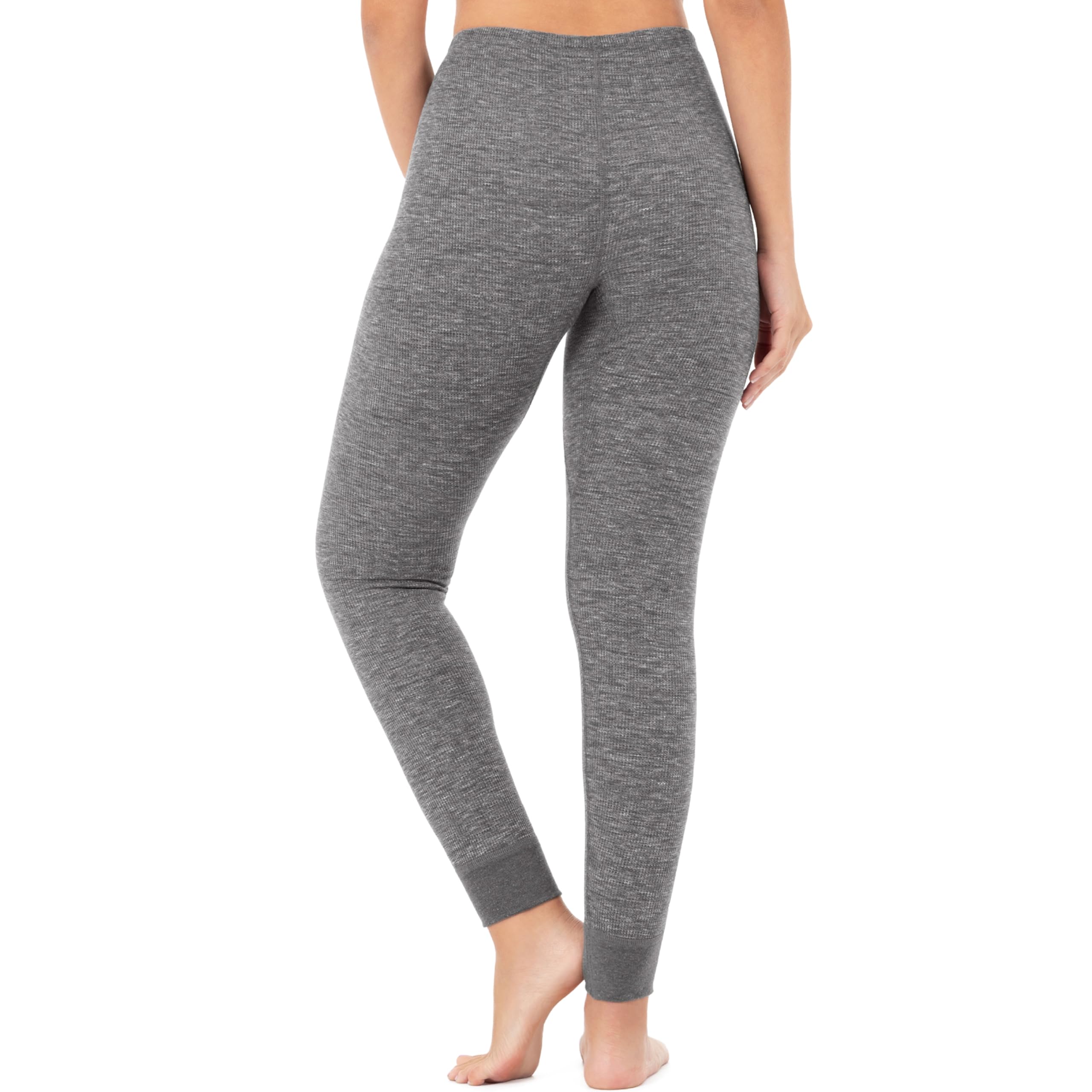 Fruit of the Loom Women's Micro Waffle Thermal Pants - Soft Fleece-Lined Winter Leggings for Cold Weather & Outdoor Activities