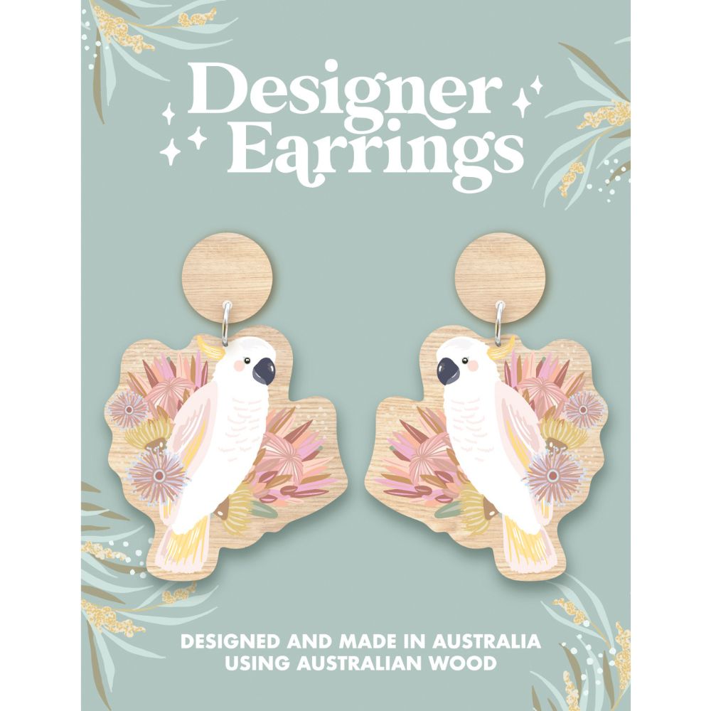 Stylish Aero Designer Cockatoo Earrings - Lightweight Dangle Earrings for Women - Perfect for Parties, Weddings & Everyday Wear