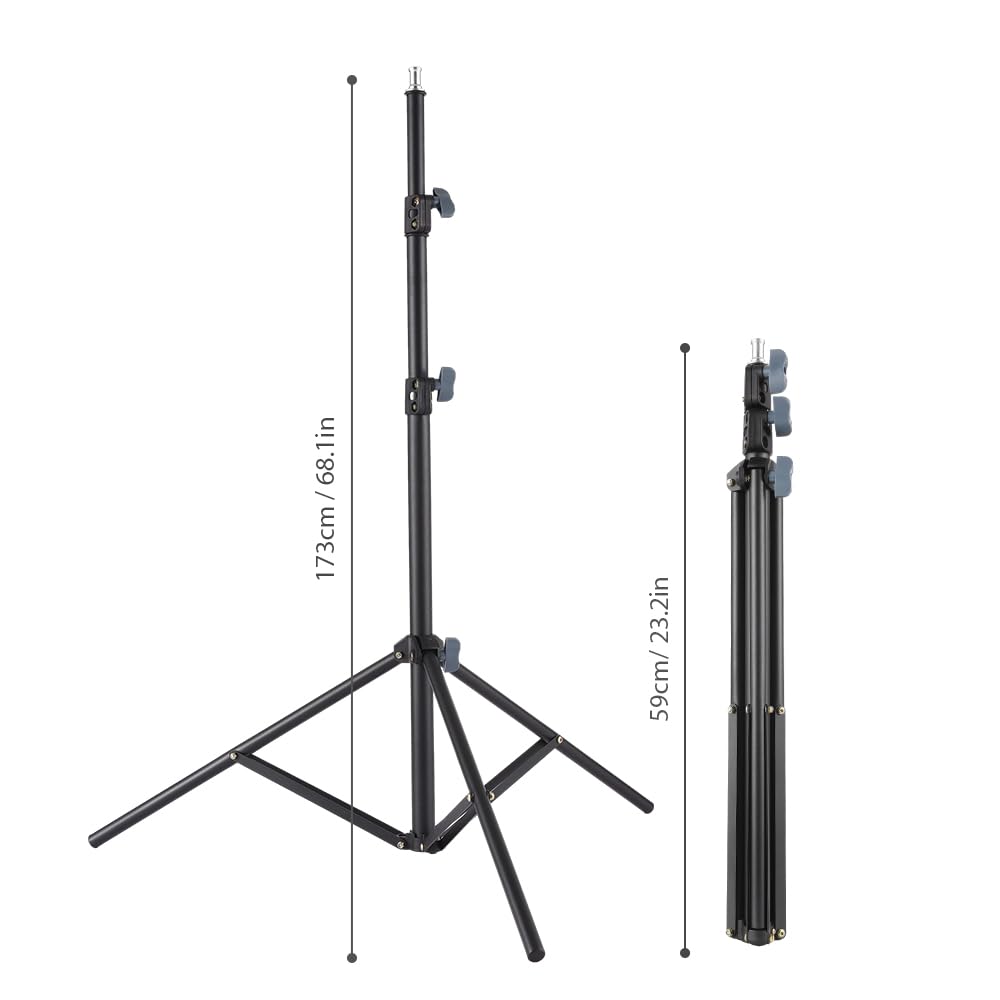 Camnoon 40W Dual-Arm LED Ring Light with Tripod Stand & Remote - Adjustable 3200K-5600K Color Temperature, 196 Beads, Rotatable Design for Photography, YouTube Videos, TikTok Live, Makeup Application, Nail Art & Tattoo Studio Lighting