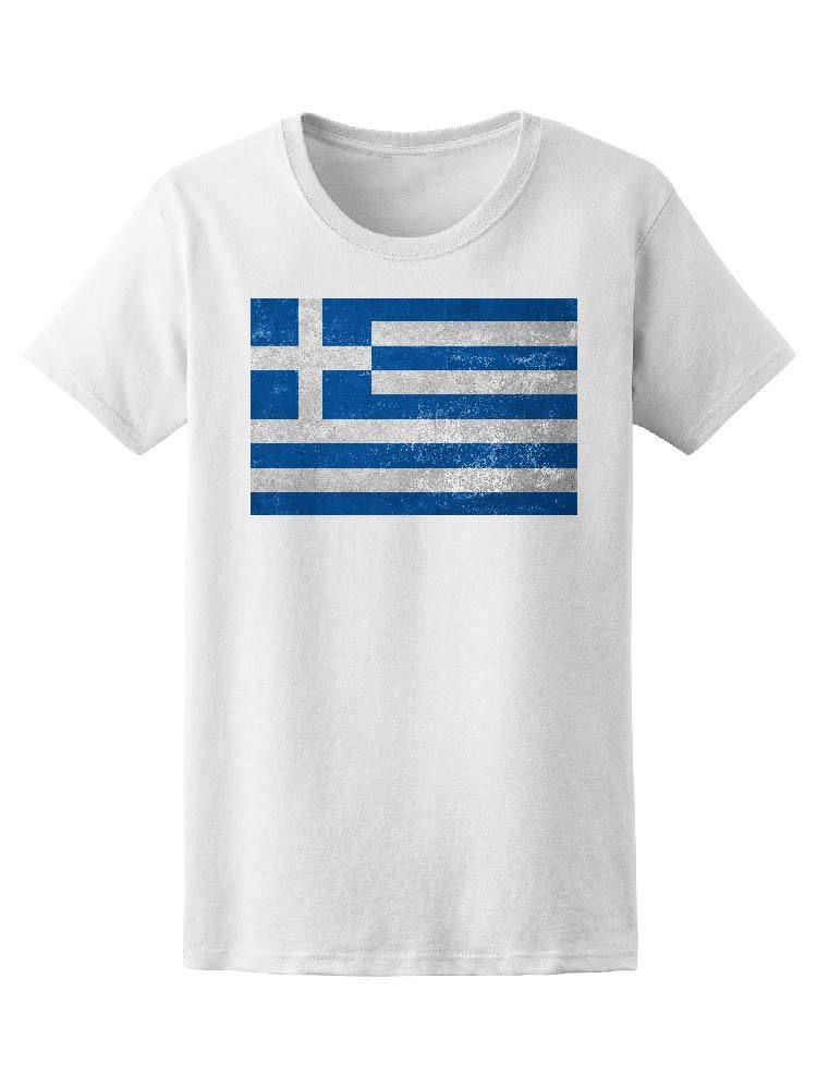 Smartprints Greek Flag T-Shirt for Men - Comfortable Cotton Crewneck Tee - Perfect for Greek Festivals, Travel & Patriotic Events