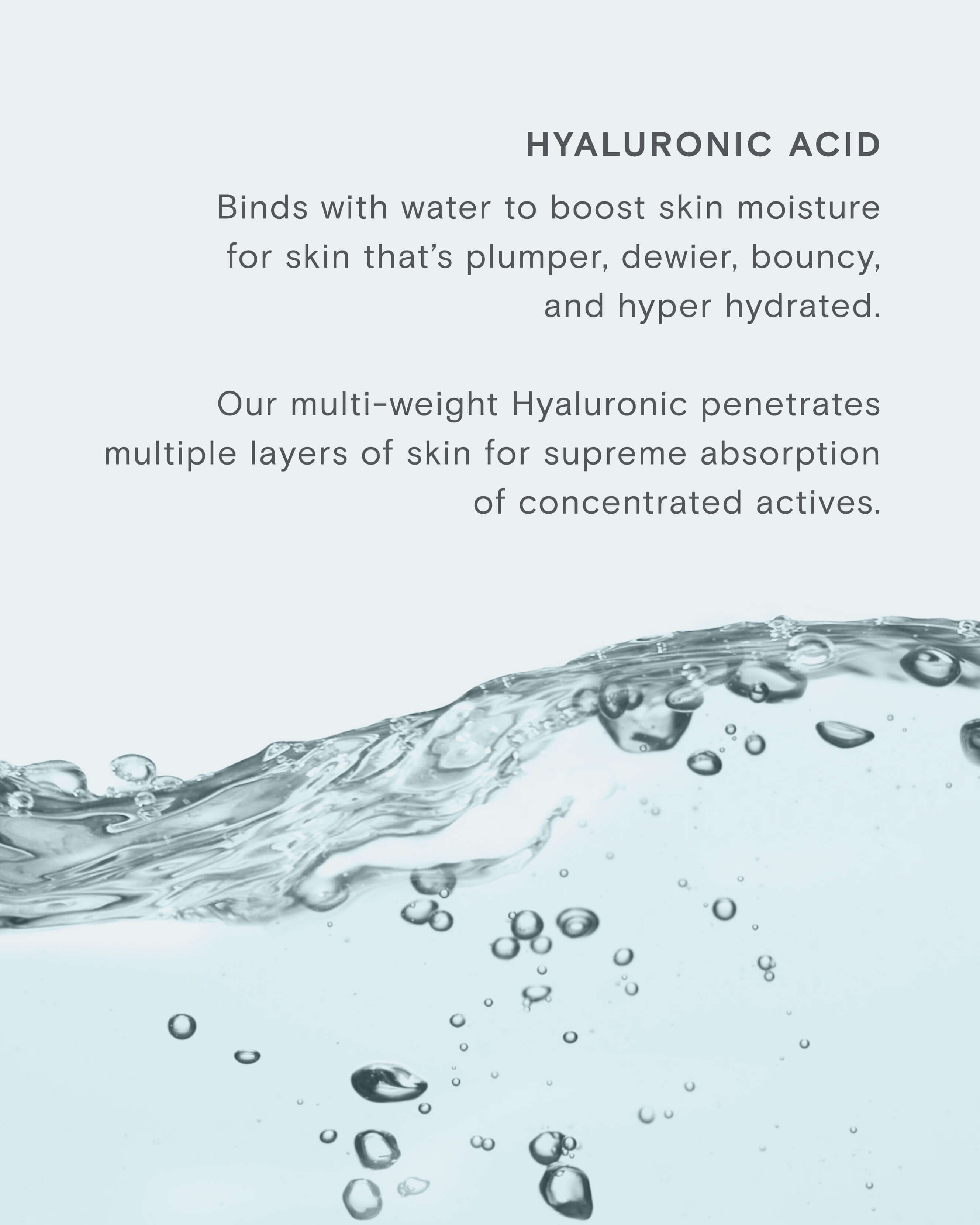 Quadruple Hyaluronic Acid Hydrating Serum Refill - Deep Moisturizing Face Serum for Dry Skin - Perfect for Night Routine & Daily Skincare