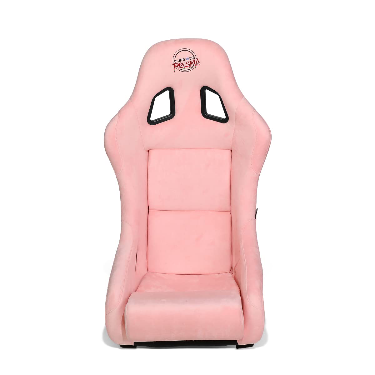 NRG Innovations NRG-FRP-303PK-PRISMA Pink Fiberglass Racing Bucket Seat with Alcantara Cover - 4-Point Harness Compatible for Sports Cars, Drifting & Track Racing - Lightweight & Durable Performance Seat for Enhanced Driving Experience