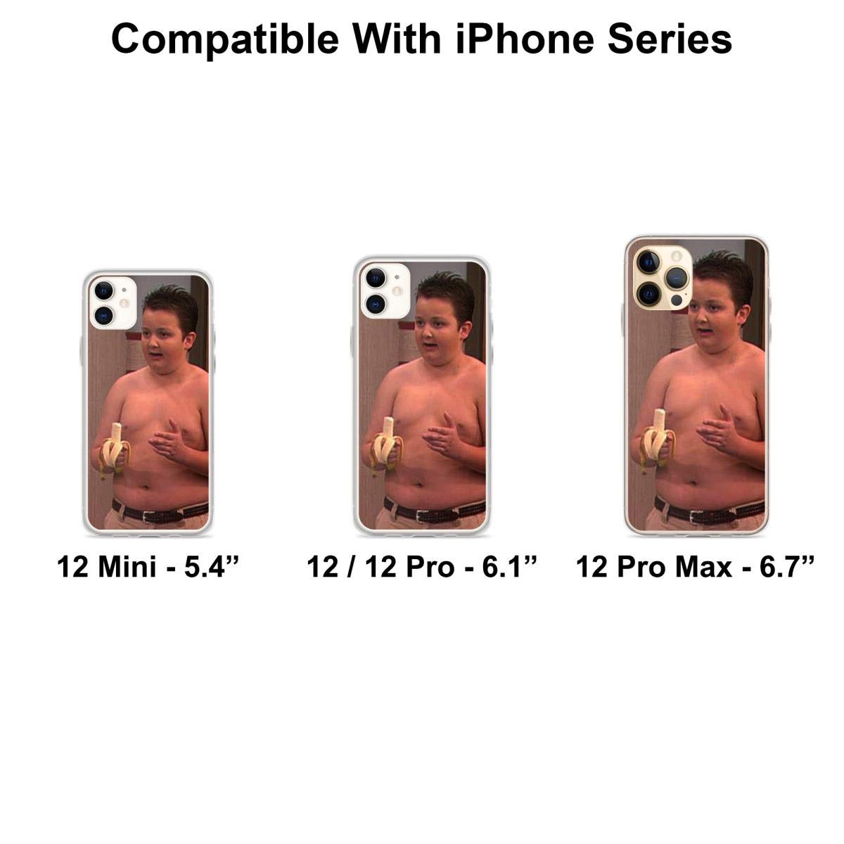Gibby iPhone Case Compatible with iPhone 15/14/13/12/11/X/Xs/Xr/8/7/6/6s Plus - Slim Clear Transparent Protective Cover for Everyday Use, Work & Travel