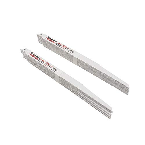 50-Pack MK Morse Master Cobalt Bi-Metal Reciprocating Saw Blades - Heavy Duty Hybrid for Cutting Metal & Wood - Ideal for Industrial Shops, DIY Projects & Woodworking Hobbies