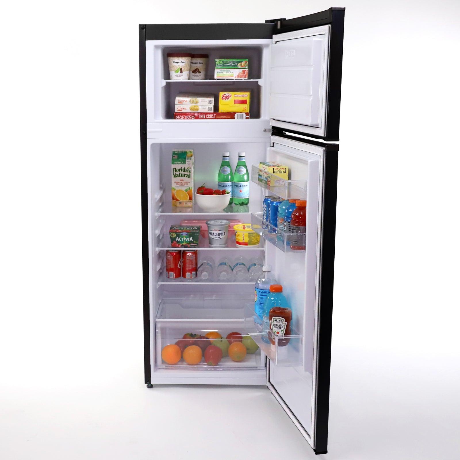 Avanti RA75V1B 7.4 Cu. Ft. Compact Refrigerator - Energy Efficient Apartment Size Fridge with Freezer for Small Spaces, Dorms, Studios & RVs