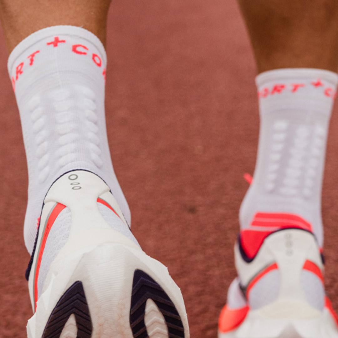 Compressport Pro Marathon Socks V2.0 - Unisex Running Socks for Men & Women - High-Performance Compression Socks for Long Distance Running, Training & Racing