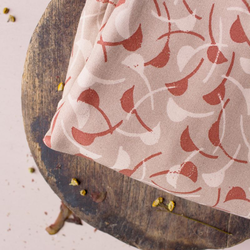 Eco-Friendly Viscose Fabric with Lenzing™ EcoVero™ Fibers - Atelier Brunette Windy Maple Pattern - Perfect for DIY Dresses, Skirts & Sustainable Fashion Projects