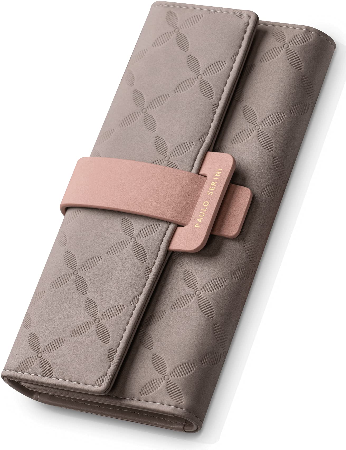 PAULO SERINI® Women's Vegan Leather Wallet with Coin Purse & Card Holder - RFID Blocking Wristlet Clutch for 9 Cards - Fashionable Billetera de Mujer in 9 Colors - Perfect Birthday Gift & Everyday Use for Work, Shopping & Travel